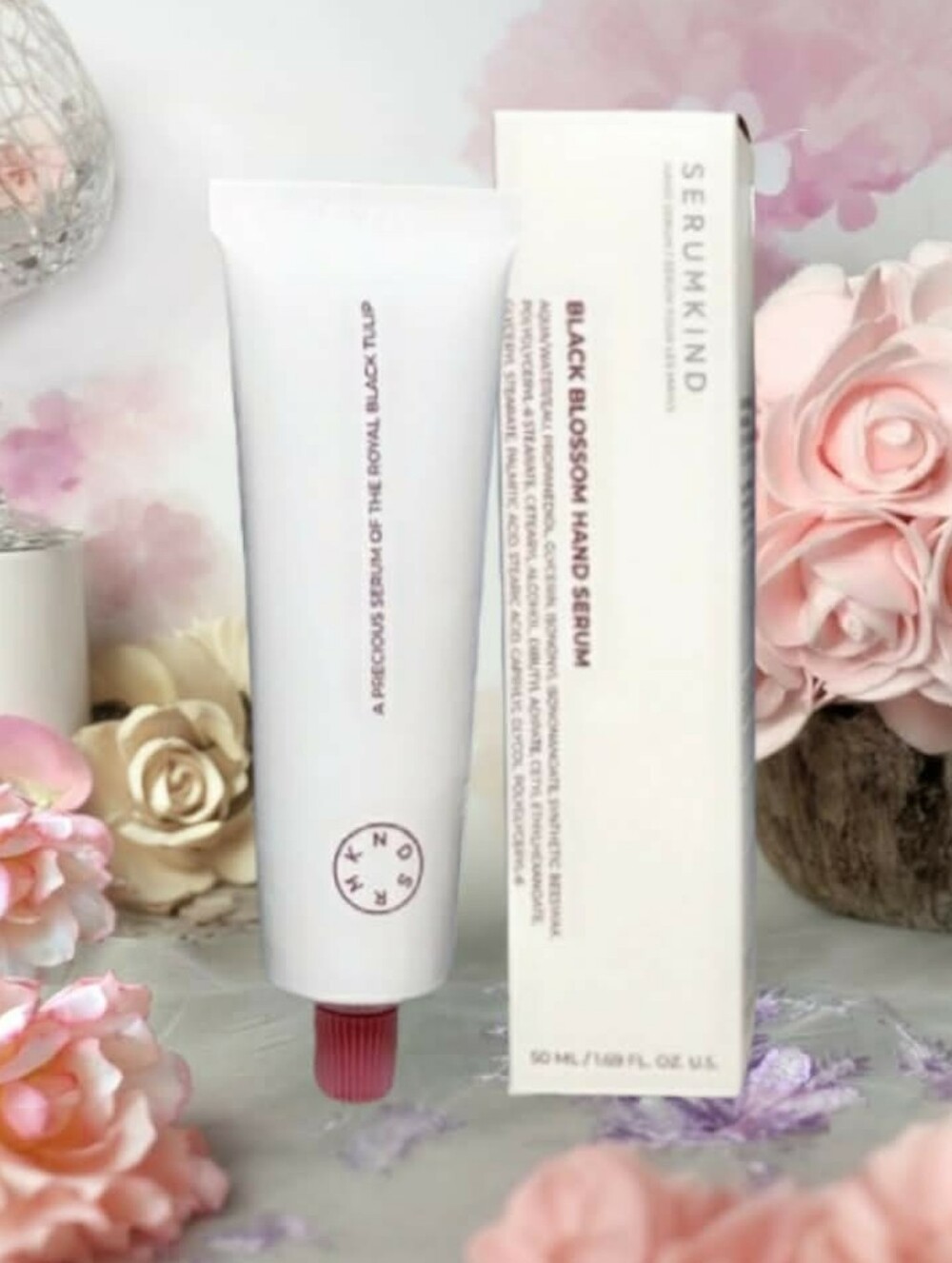 SERUMKIND Black Tulip Blossom Hand Cream Serum Luxury K Beauty 50ml *BNIB!
